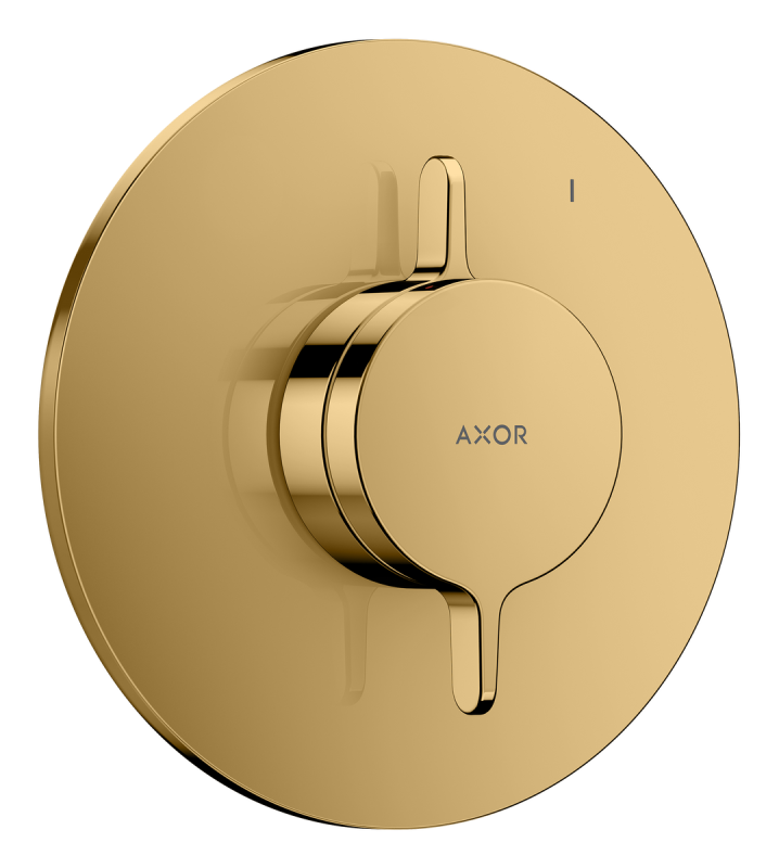 Змішувач для душу Hansgrohe Axor One вбудований 1 споживач поліроване золото 48615990