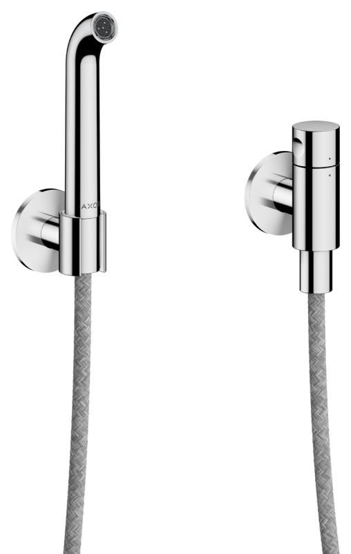 Гигиенический душ Hansgrohe Axor One со шлангом и держателем хром 48655000