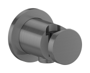 Шлангове з'єднання Hansgrohe Axor One з тримачем ручного душу матовий чорний хром 48780340