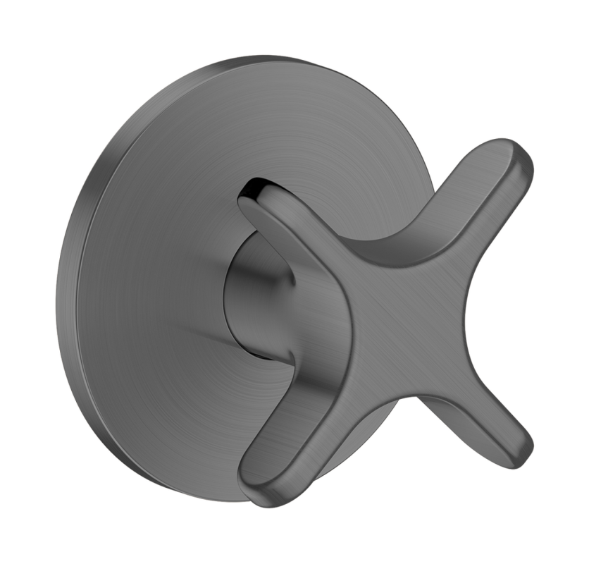 Запорный вентиль Hansgrohe Axor One скрытого монтажа матовый черный хром 48771340