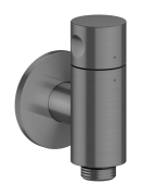 Шлангове підключення Hansgrohe Axor One із запорним клапаном матовий чорний хром 48781340