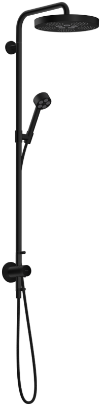 Душова система Hansgrohe Axor One 280 1jet EcoSmart із термостатом матовий чорний 48797670