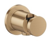 Шланговое подсоединение Hansgrohe Axor One с держателем ручного душа матовая бронза 48780140