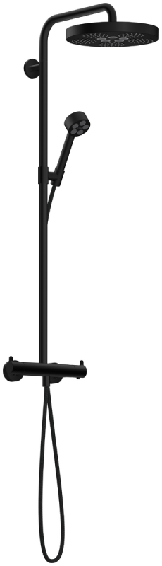 Душова система Hansgrohe Axor One 280 1jet із термостатом матовий чорний 48794670