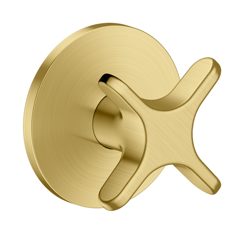 Запірний вентиль Hansgrohe Axor One прихованого монтажу матова латунь 48771950