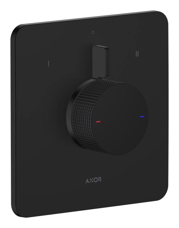 Змішувач для душу Hansgrohe Axor Citterio C вбудований 2 споживача матовий чорний 49451670