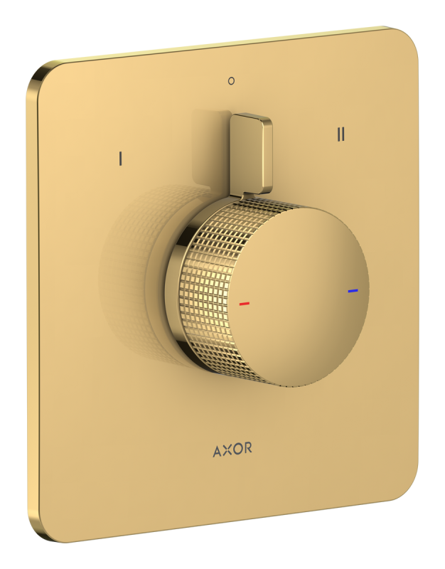 Змішувач для душу Hansgrohe Axor Citterio C вбудований 2 споживача поліроване золото 49451990