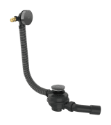 Слив-перелив для ванн Hansgrohe Axor Exafill с наполнением полированный черный хром 42540330