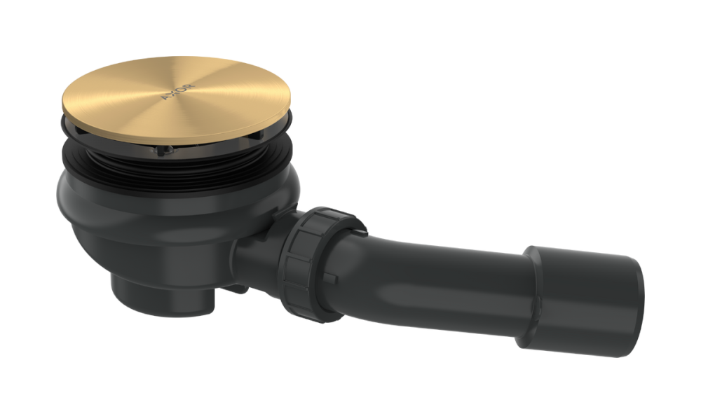 Сифон для душового піддону Hansgrohe Axor Staro матове золото 42542250