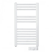 Электрический полотенцесушитель Atlantic 2012 узкий 785х400 мм 300 Вт сталь белый 850303