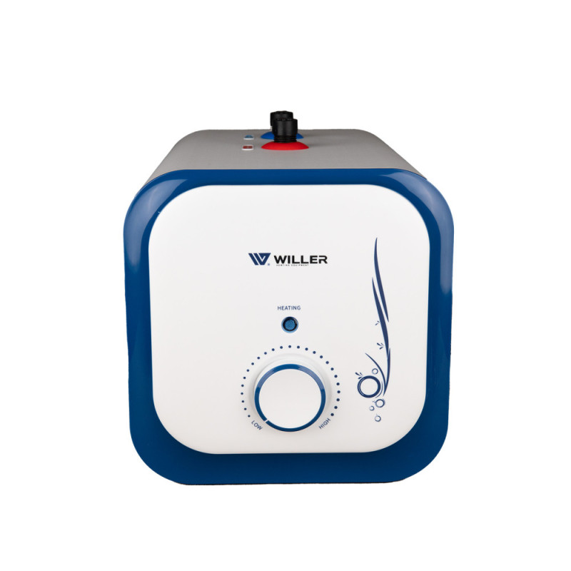 Бойлер Willer PU07RF-Cubus монтаж под мойкой напольный 7 л мокрый ТЭН белый 93590