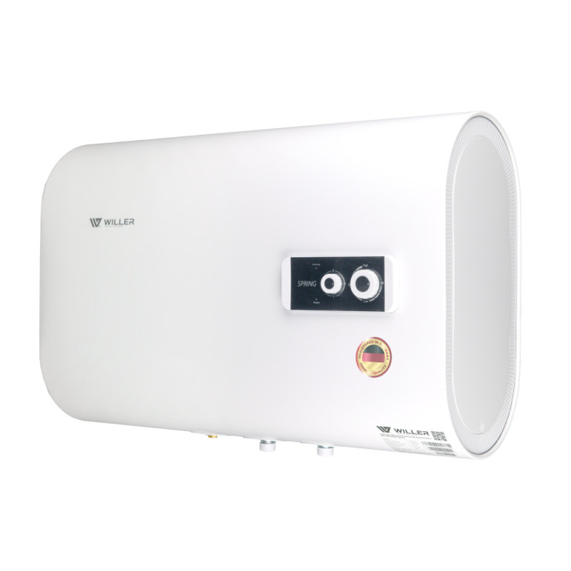 Бойлер Willer EH40R Spring горизонтальний 40 л мокрий ТЕН білий 55321