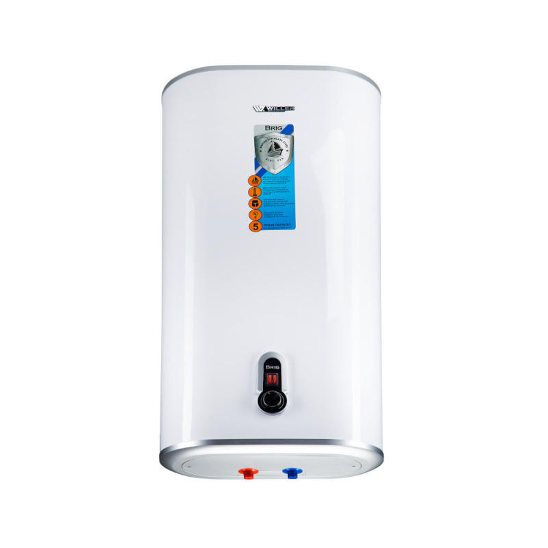Бойлер Willer IV100DR-Brig вертикальный 100 л сухой ТЭН белый 77668