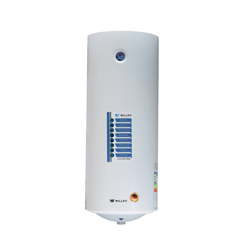 Бойлер Willer EV80SR-HIT Slim вертикальный 80 л мокрый ТЭН белый 105088