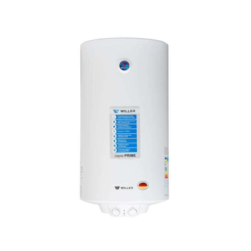 Бойлер Willer EV100DR-Prime вертикальний 100 л сухий ТЕН білий 92371