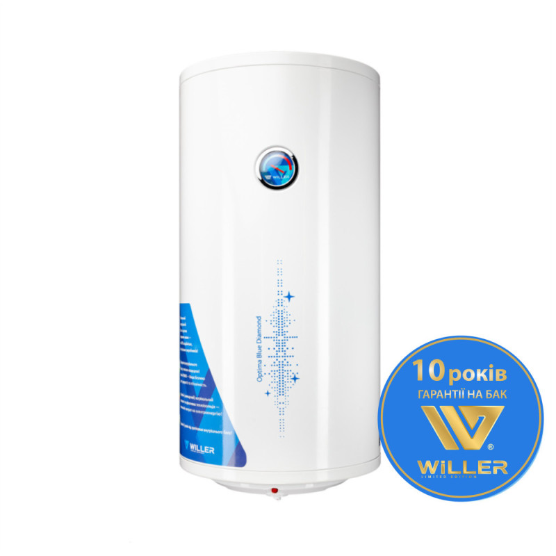 Бойлер Willer EV80DR Optima вертикальный 80 л сухой ТЭН белый 44455