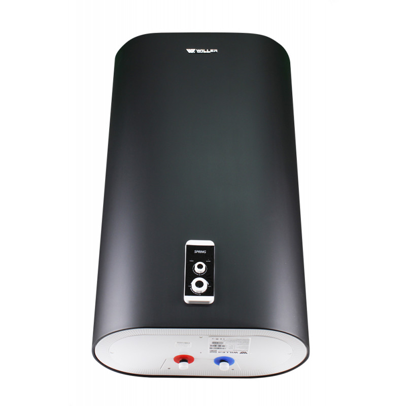 Бойлер Willer EVH80R Spring-SS-blackm универсальный 80 л мокрый ТЭН черный матовый 92760
