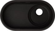 Мийка для кухні Blanco Oovalon 700-IF 75,6х43 см Velgranit містичний чорний 527991