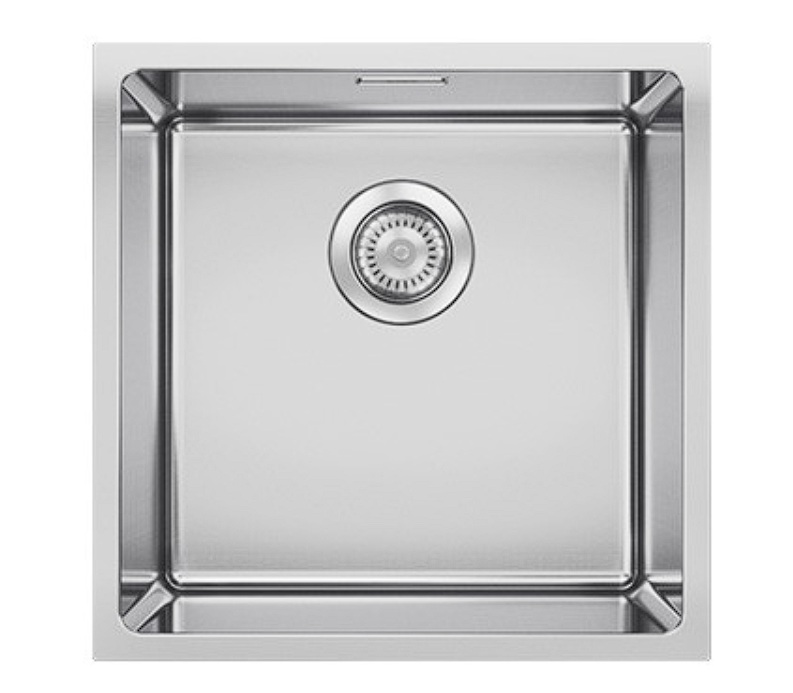 Мойка для кухни Blanco Quato 400-U под столешницу 44х44 см матовая нержавеющая сталь 528229