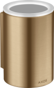 Стакан для зубных щеток Hansgrohe Axor Universal Circular стекло/металл бронза матовая 42804140