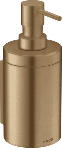 Диспенсер для рідкого мила Hansgrohe Axor Universal Circular 300 мл метал бронза матова 42810140