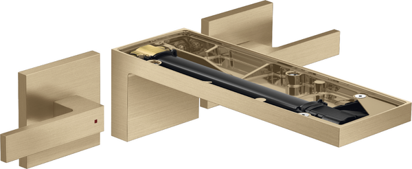 Змішувач для раковини Hansgrohe Axor MyEdition настінний без панелі матова бронза 47082140