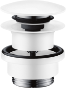 Донный клапан для раковины и биде Hansgrohe Axor Push-Open матовый белый 51300700