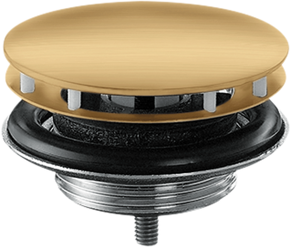 Донний клапан для раковини Hansgrohe Axor матове золото 51301250