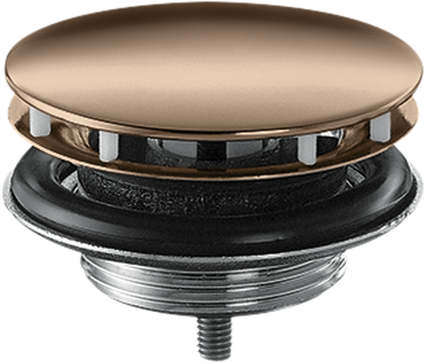 Донний клапан для раковини Hansgrohe Axor поліроване червоне золото 51301300