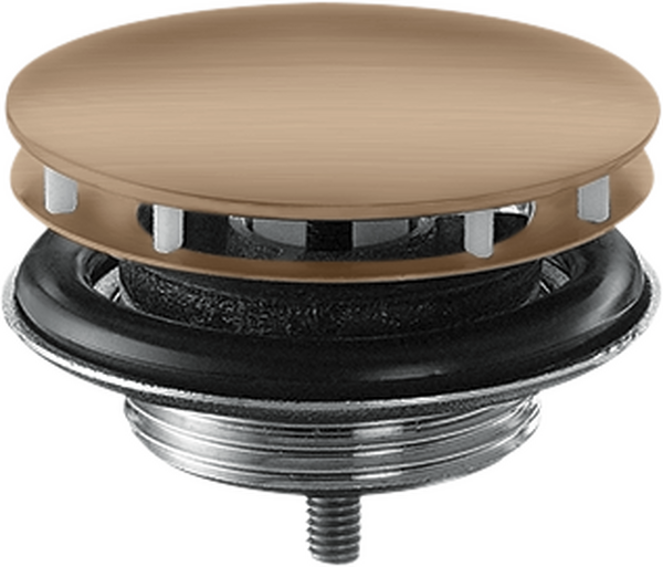 Донний клапан для раковини Hansgrohe Axor матове червоне золото 51301310