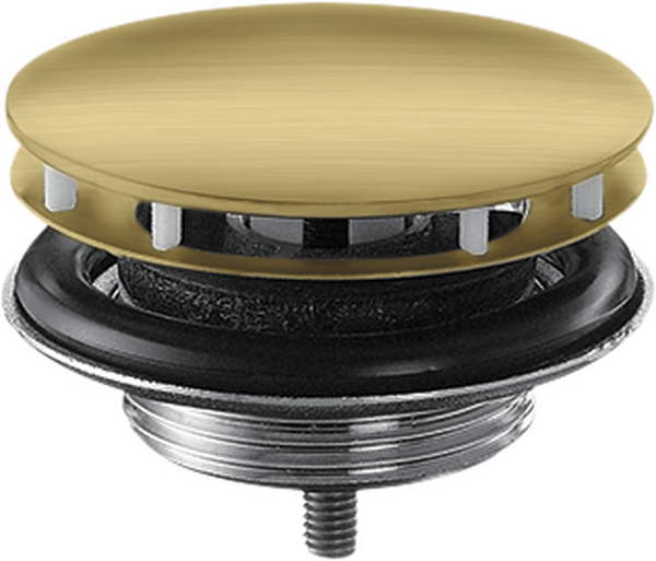 Донный клапан для раковины Hansgrohe Axor матовая латунь 51301950