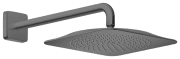 Верхний душ Hansgrohe Axor Citterio C 270х270 мм с кронштейном матовый черный хром 28790340