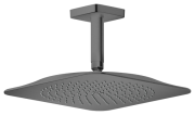 Верхній душ Hansgrohe Axor Citterio C 1jet 270х270 мм зі стельовим кронштейном матовий чорний хром 28792340