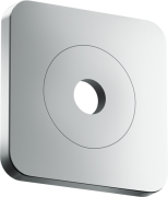 Настінна накладка для верхнього душу Hansgrohe Axor Citterio C 120х120 мм метал хром 28801000