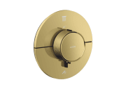 Термостат для душу Hansgrohe Axor ShowerSelect ID 2 споживача поліроване золото 36750990