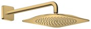 Верхний душ Hansgrohe Axor Citterio C 270х270 мм с кронштейном полированное золото 28790990