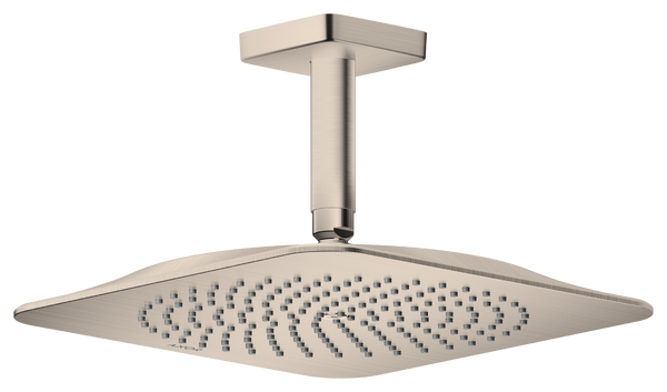 Верхній душ Hansgrohe Axor Citterio C 1jet 270х270 мм зі стельовим кронштейном матовий нікель 28792820