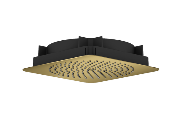 Верхний душ Hansgrohe Axor Citterio C 1jet 275х275 мм встраиваемый в потолок полированное золото 28794990