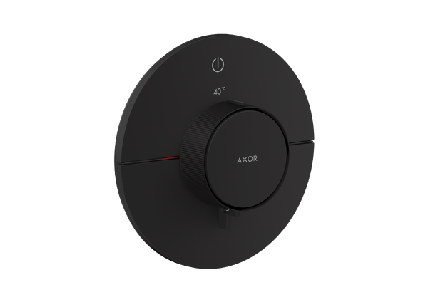 Термостат для душу Hansgrohe Axor ShowerSelect ID 1 споживач матовий чорний 36756670
