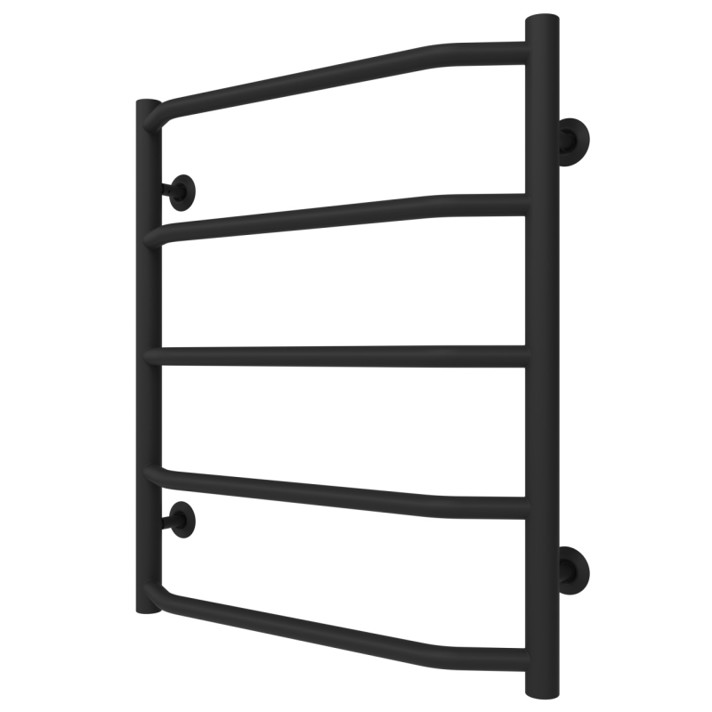 Водяна сушарка для рушників Arte Radiator Ava 500х600/5 праве підключення нержавіюча сталь чорний AVW.60.50.5.B.R