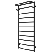 Водяна сушарка для рушників Arte Radiator Optima 500х1200/11 ліве підключення нержавіюча сталь чорний OPW.120.50.11.B.L
