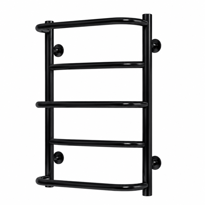 Водяна сушарка для рушників Arte Radiator Lilu 400х600/5 нижнє підключення нержавіюча сталь чорний LiW.60.40.5.B.O
