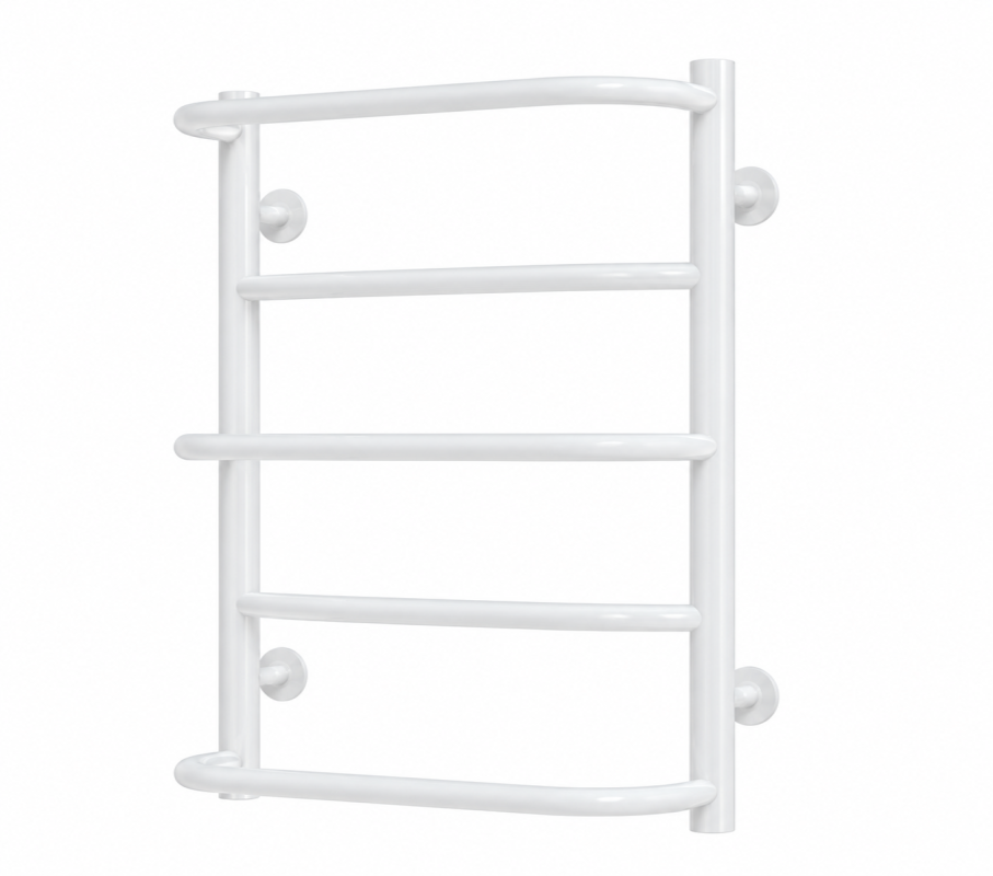 Водяной полотенцесушитель Arte Radiator Lilu 500х600/5 нижнее подключение нержавеющая сталь белый LiW.60.50.5.W.O