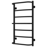 Водяной полотенцесушитель Arte Radiator Lilu 400х800/7 нижнее подключение нержавеющая сталь черный LiW.80.40.7.B.O