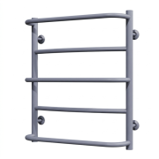 Водяной полотенцесушитель Arte Radiator Lilu 500х600/5 нижнее подключение нержавеющая сталь серый LiW.60.50.5.G.O