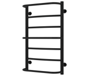 Водяной полотенцесушитель Arte Radiator Lilu 500х800/7 нижнее подключение нержавеющая сталь черный LiW.80.50.7.B.O