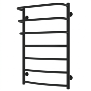 Водяна сушарка для рушників Arte Radiator Prima 500х800/7 праве підключення нержавіюча сталь чорний PRW.80.50.7.B.R