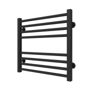 Водяна сушарка для рушників Arte Radiator Pola 500х500/8 ліве підключення нержавіюча сталь чорний PLW.50.50.8.B.L