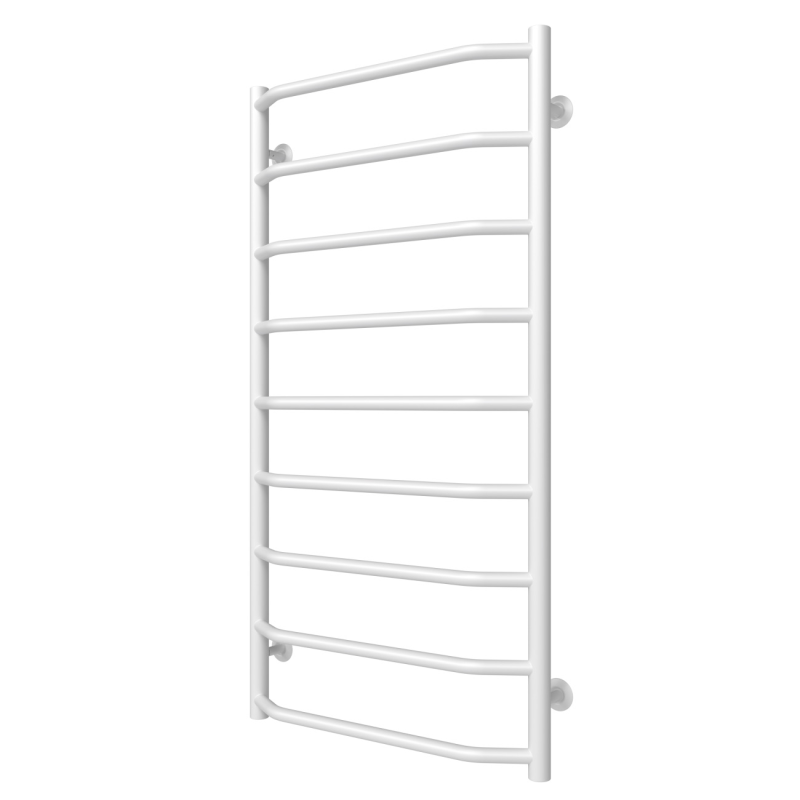 Водяна сушарка для рушників Arte Radiator Ava 500х1000/9 нижнє підключення нержавіюча сталь білий AVW.100.50.9.W.O