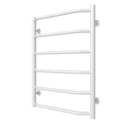 Водяний сушка для рушників Arte Radiator Ava 400х700/6 нижнє підключення нержавіюча сталь білий AVW.70.40.6.W.O